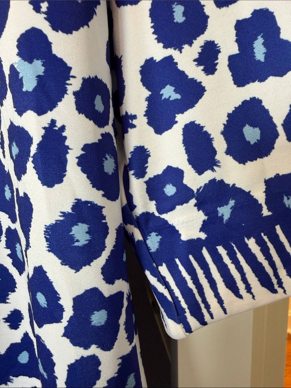 Gretchen Scott Navy & Blue Spotted Shift - Picture 4 of 8